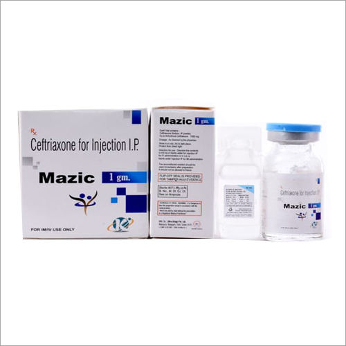 Liquid 1Gm Ceftriaxone For Injection