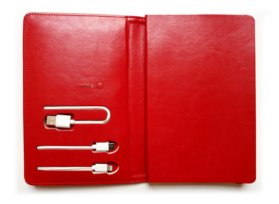 Wireless Techbook With Pocket Plus - Color: Red