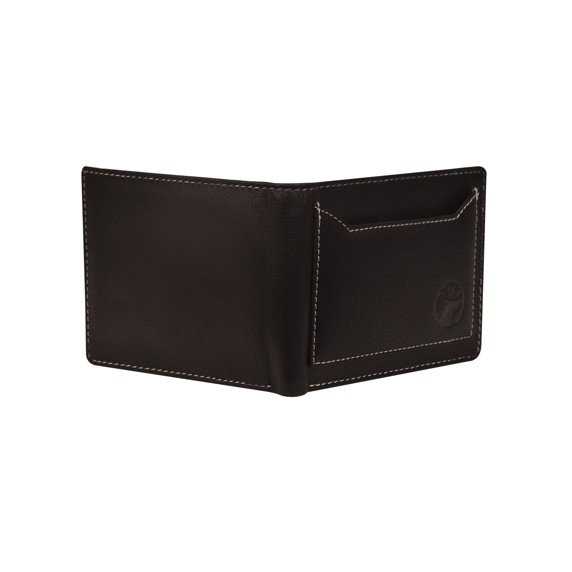 Mens Leather Wallet - Genuine Leather, 12 X 9.5 X 2.3 Cm, Black | Rfid Blocking, 10 Card Slots, Coin Pocket, Gift Boxed, Slim Fit Design