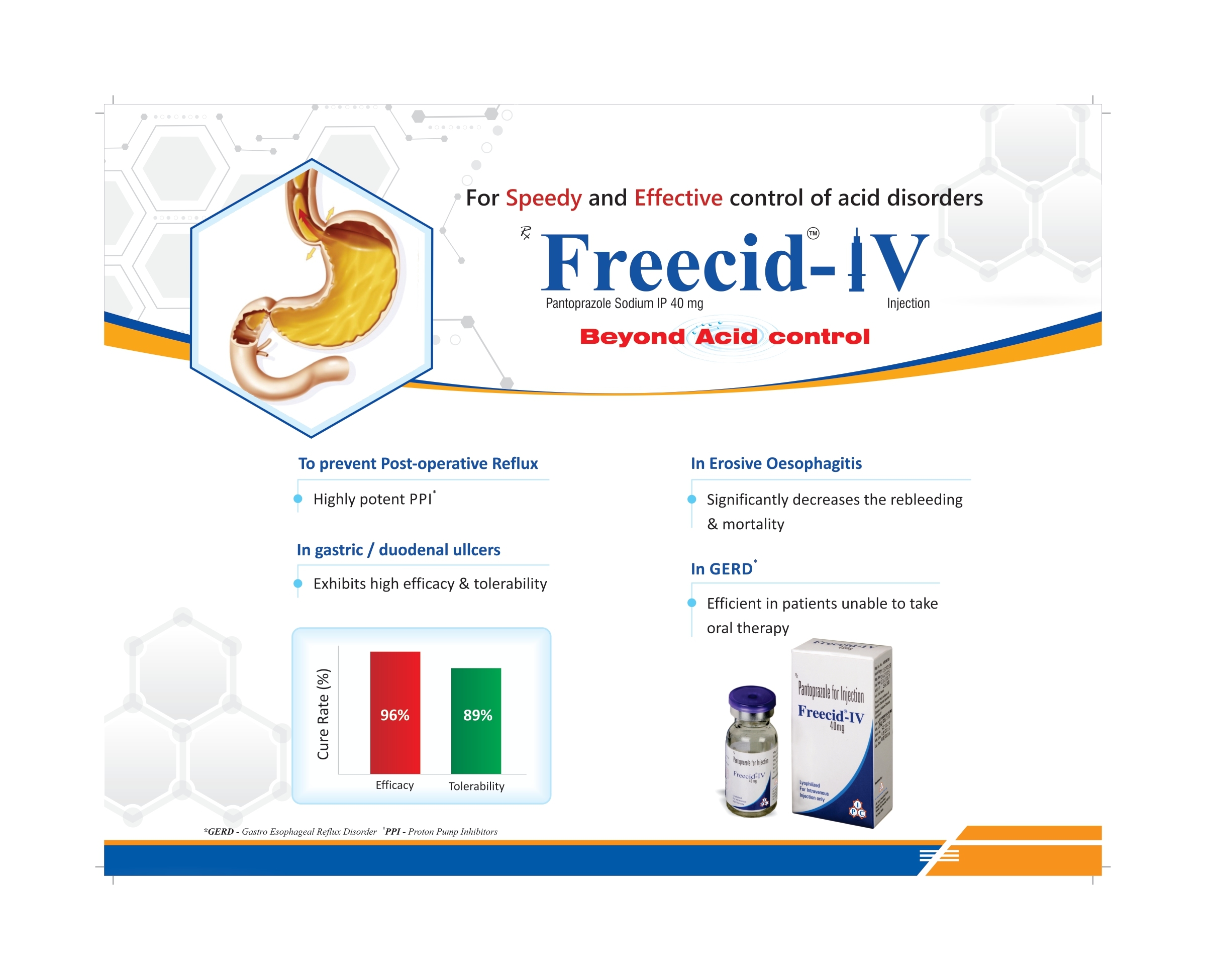 40mg Freecid Injection General Medicines
