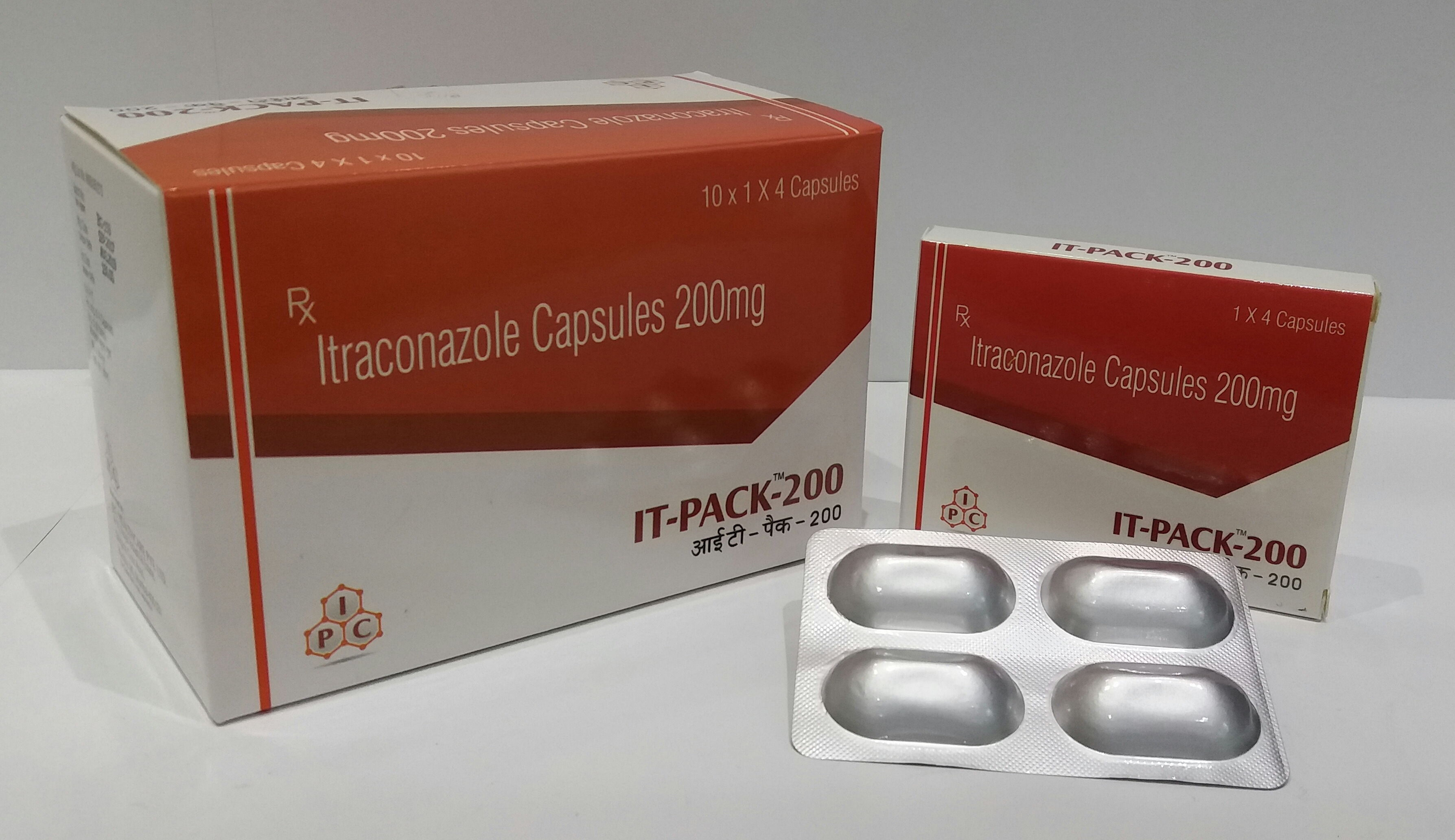 Itraconazole Capsules - 100mg & 200mg Hard Gelatin Blister Pack | Advanced Formula For Fungal & Yeast Infections, Optimized Bioavailability, Low Gi Irritation
