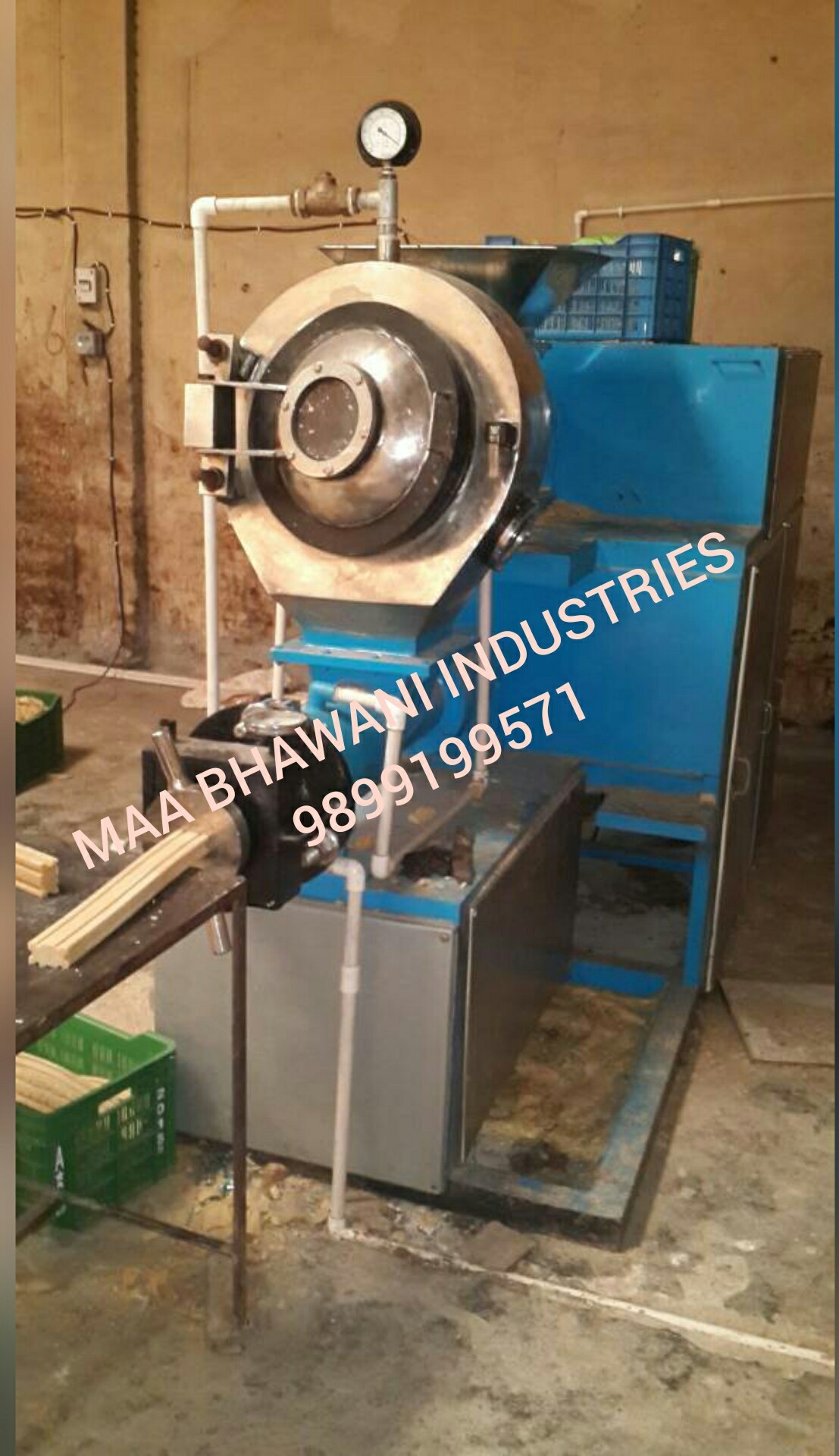Duplex Vacuum Plodder - Stainless Steel / 150 Mm Worm Diameter / Green Color | Semi-automatic / 150 Kg/hour Capacity / 700 Kg Weight