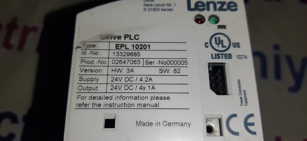 Lenze Servo Drive Epl 10201