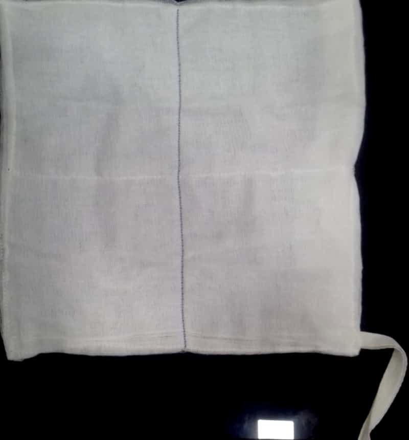 White Abdominal Sponge
