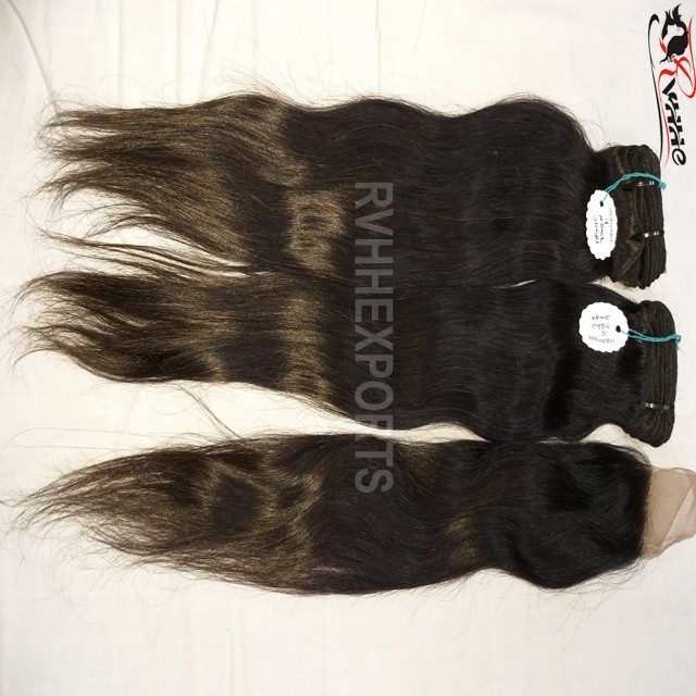 Natural Wholesale Price 9a Grade Virgin Human Hair Silky Straight Wave Hair