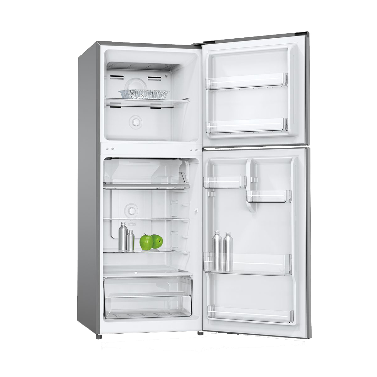 Refrigerators - Stainless Steel, 1415x545x590mm, Energy Efficiency Grade 1 | Automatic Defrost, 200l Total Capacity, Frost Free Design