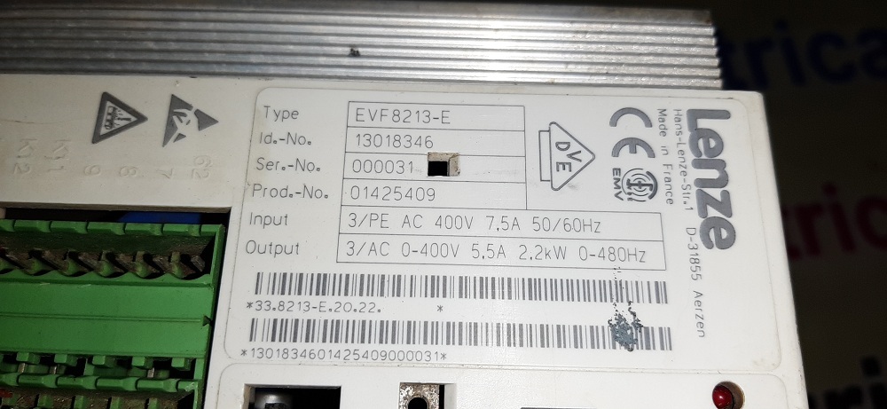 Lenze Servo Drive Evf8213-e