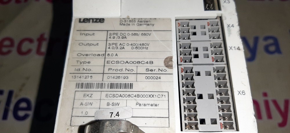 Lenze Servo Drive Ecsda008c4b