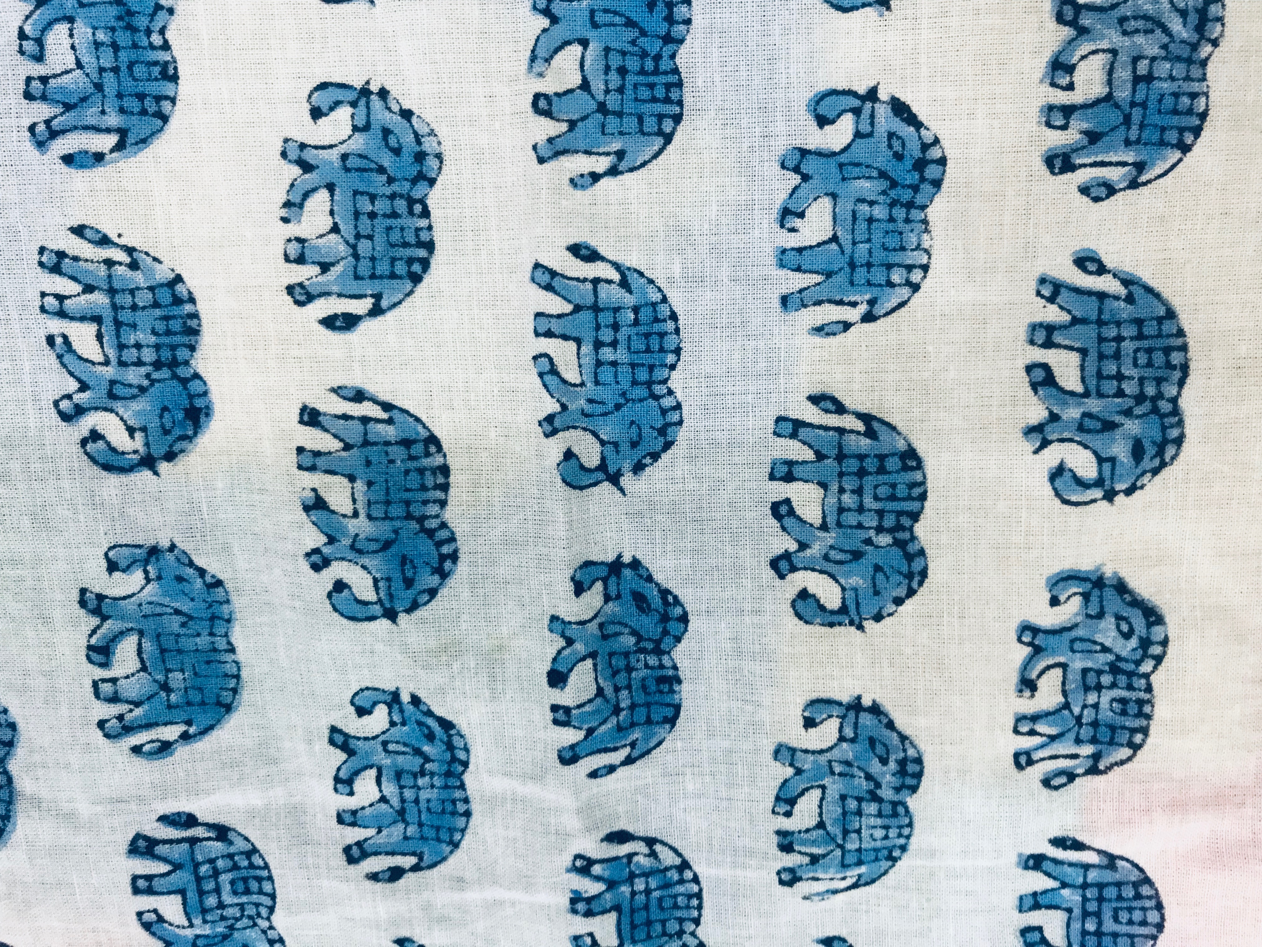Hand Printed Running Fabric
