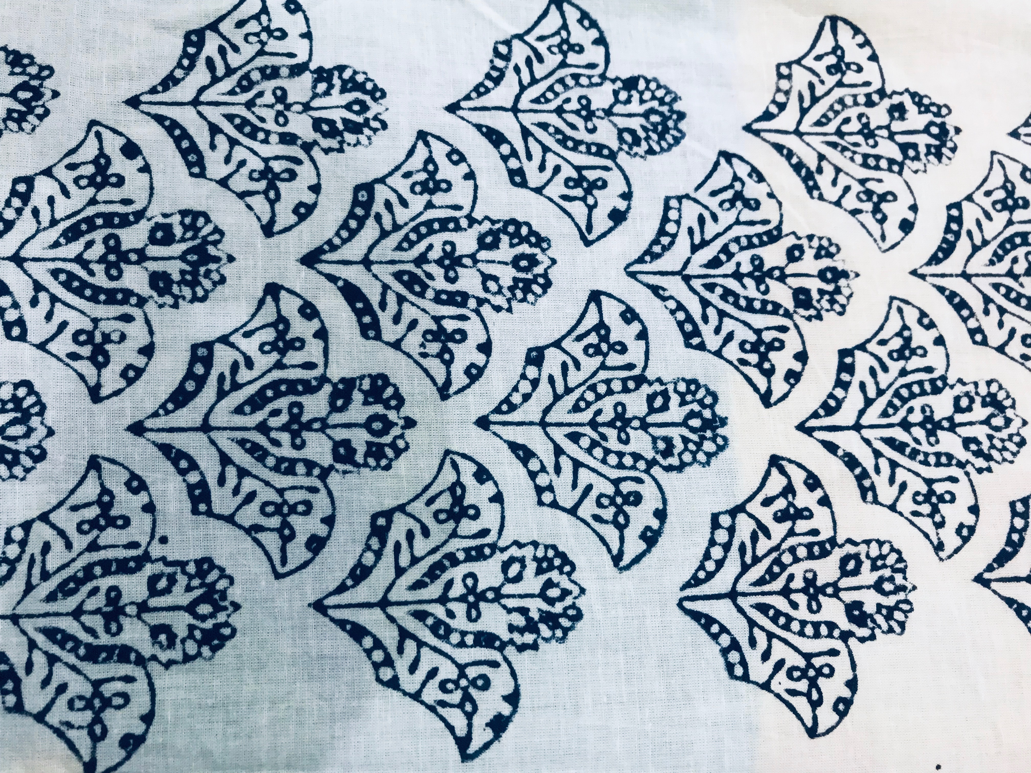Hand Printed Running Fabric