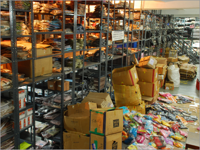 पैलेटाइज्ड रैकिंग सिस्टम्स