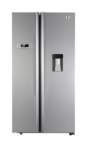 Refrigerators ( Only For Maharashtra Religion ) - Stainless Steel, 69.69 X 35.44 X 27.56 Inch | Side-by-side With Water Dispenser, Total Capacity 514l, Smart Modes, Frost Free