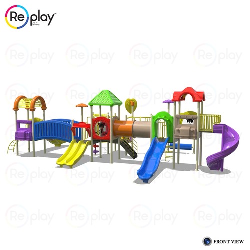 Steel Kids Playground Equipment