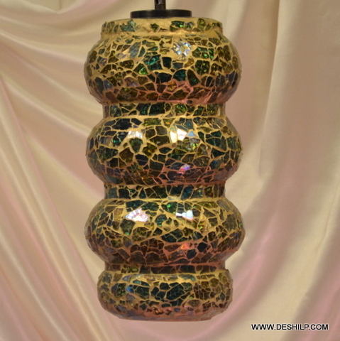 Green And Blue Ring Shape Wall Hanging