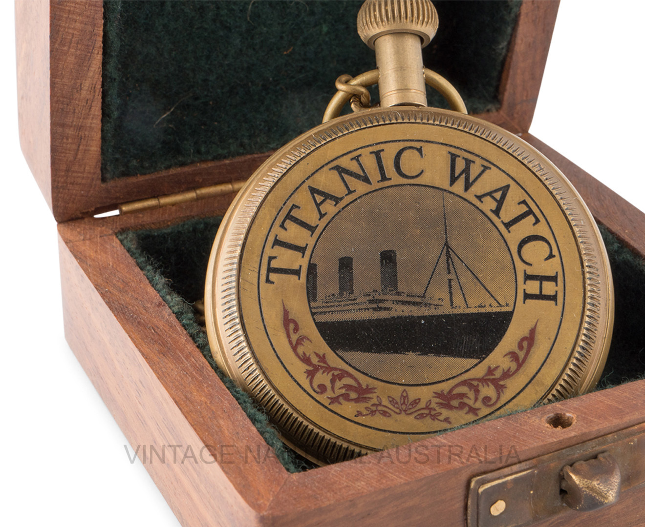 Platinum Pocket Watch A Titanic Ship