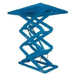 Scissor Lift Table - Steel, 500x5000kg | Hydraulic, Blue, Fixed & Portable Options, Customizable Lifting Height, Ideal For Heavy Duty Applications