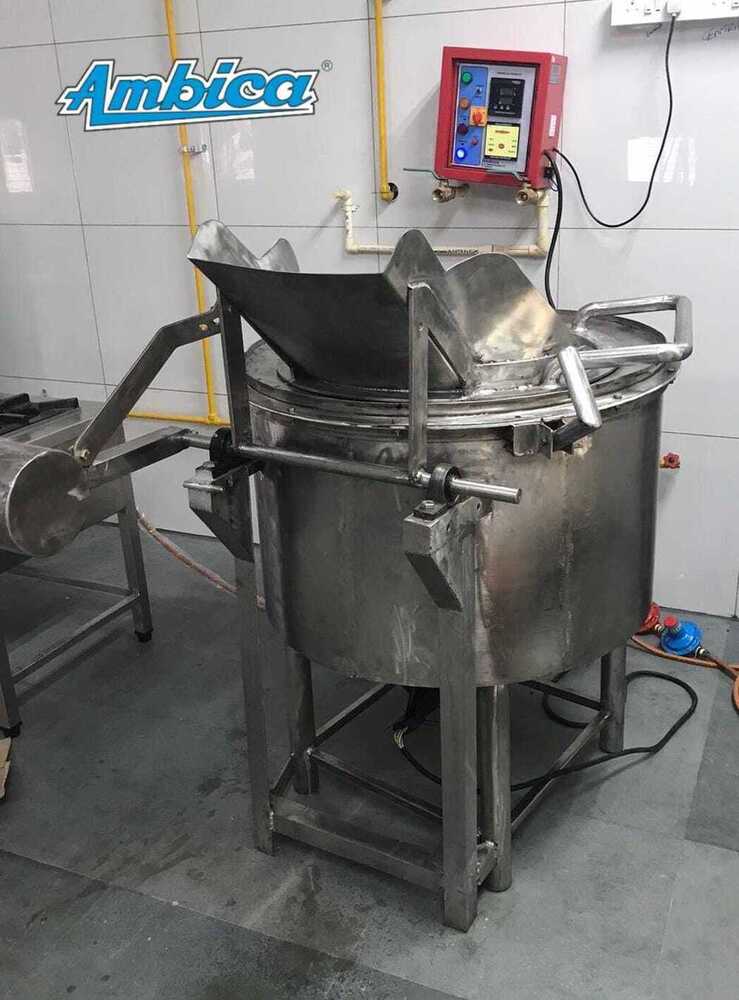 थोक फ्राइंग पैन (गोल) स्वचालित बर्नर के साथ