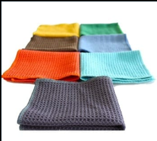 80%polyester Microfiber Waffle Towel