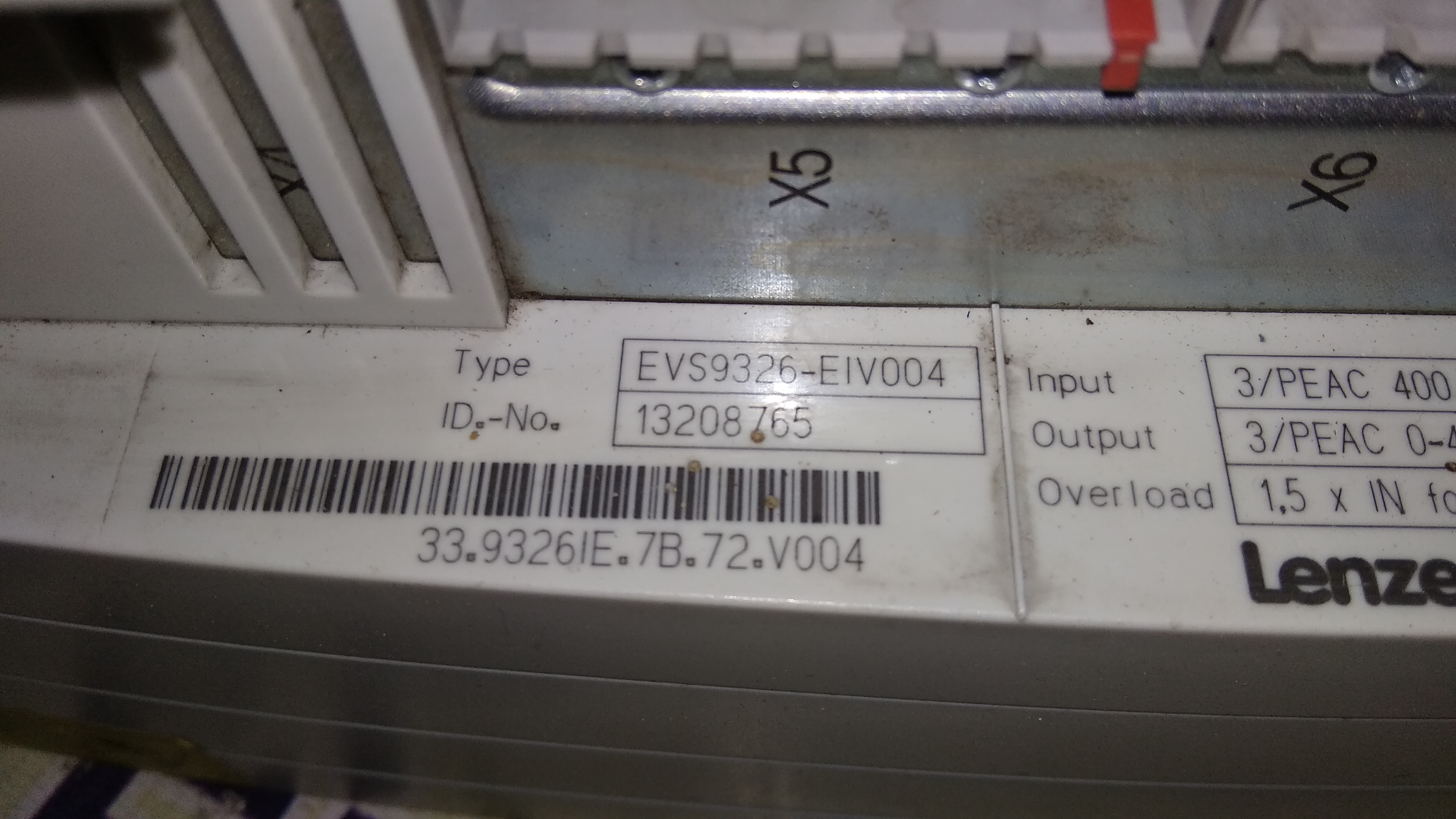 Lenze Servo Drive Evs9326-eiv004