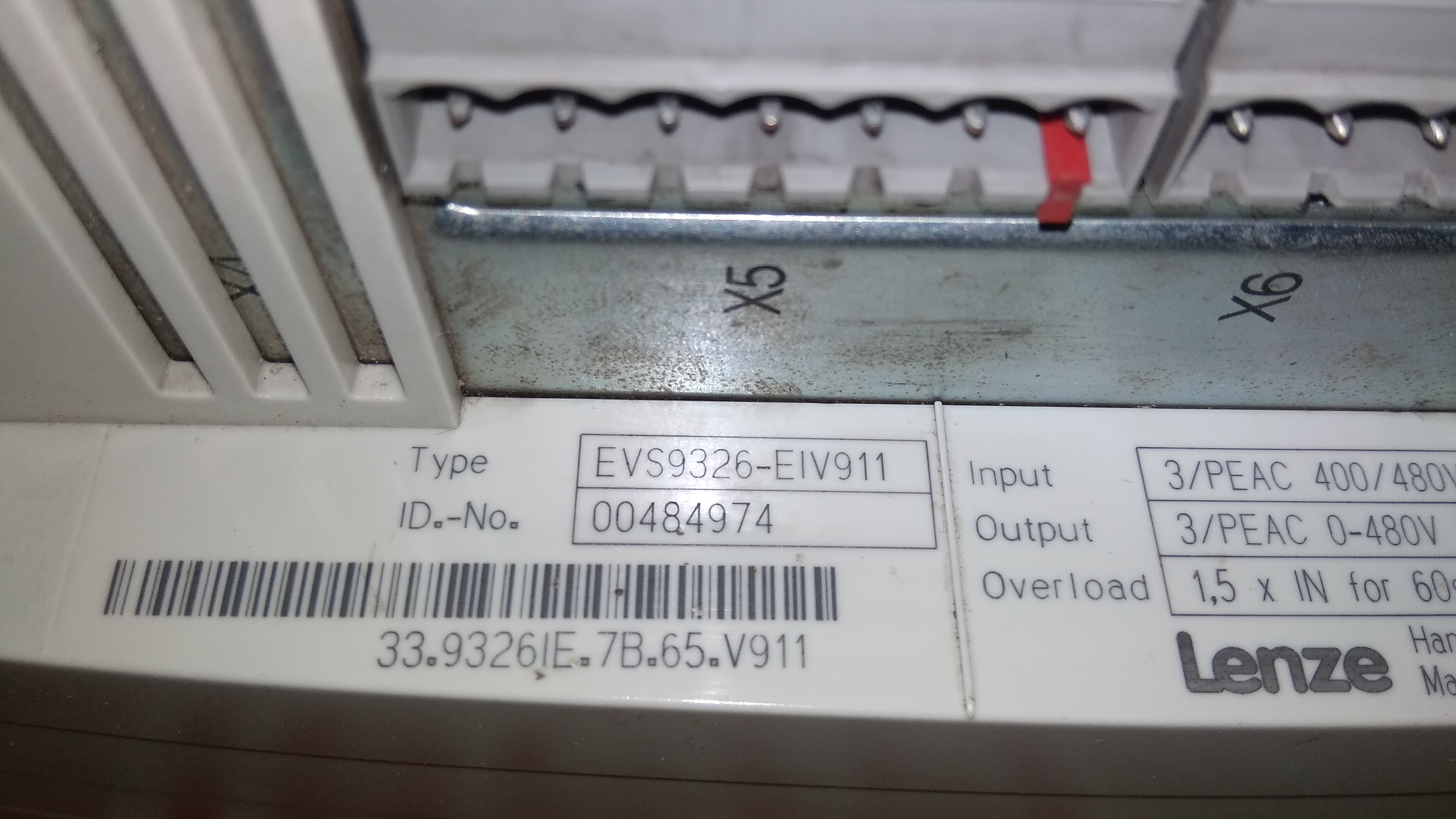 Lenze Servo Drive Evs9326-eiv911