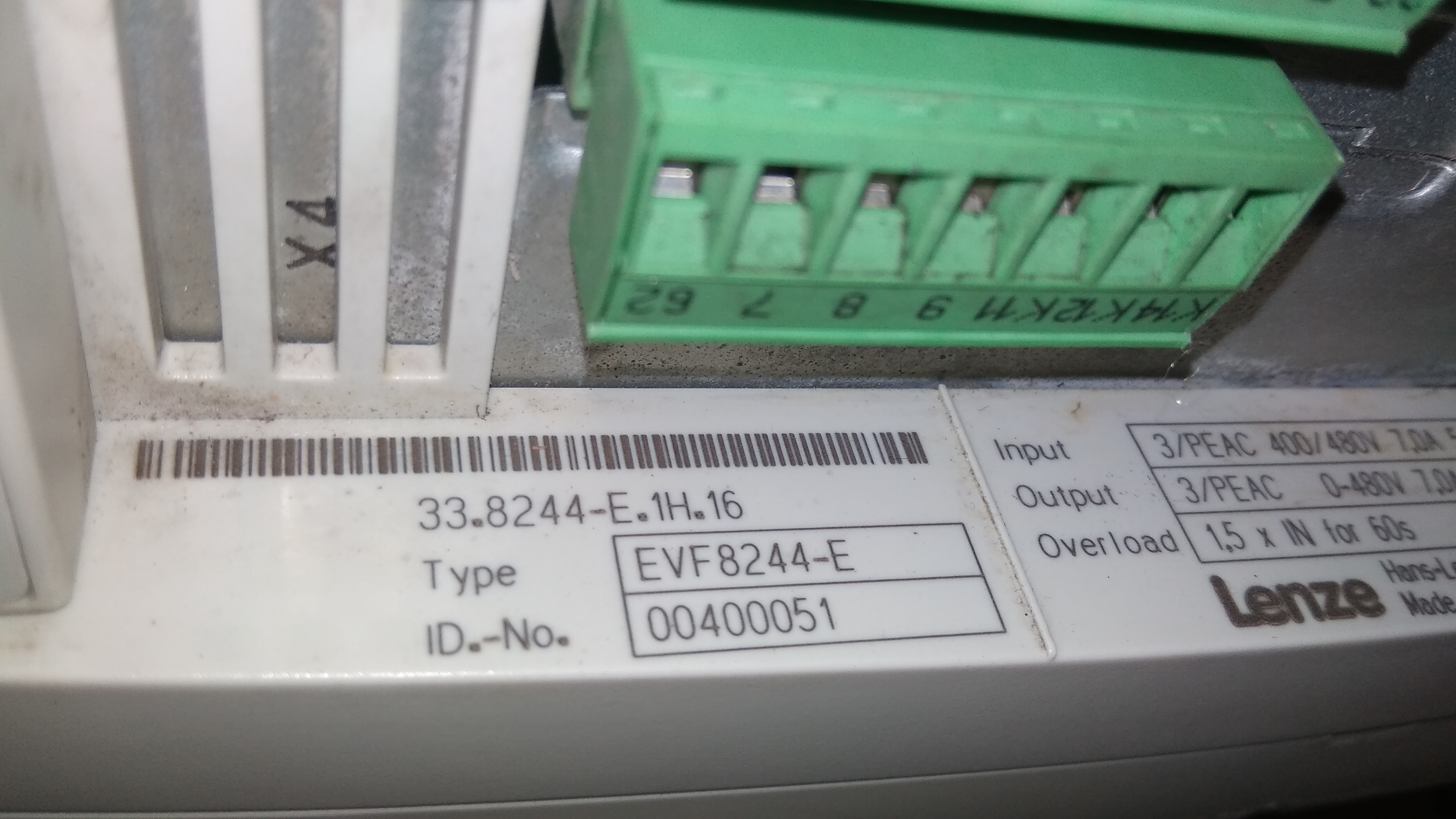 Lenze Servo Drive Evf8244-e