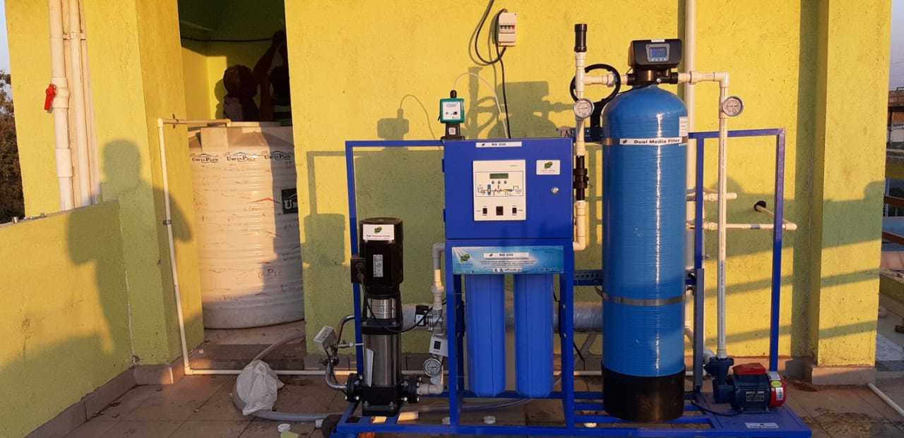 250 Lph Ro System - Material: Stainless Steel