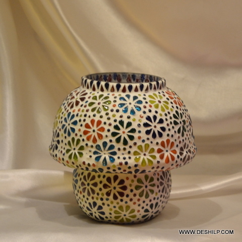 Multicolor Mini Designer Glass Table Lamp
