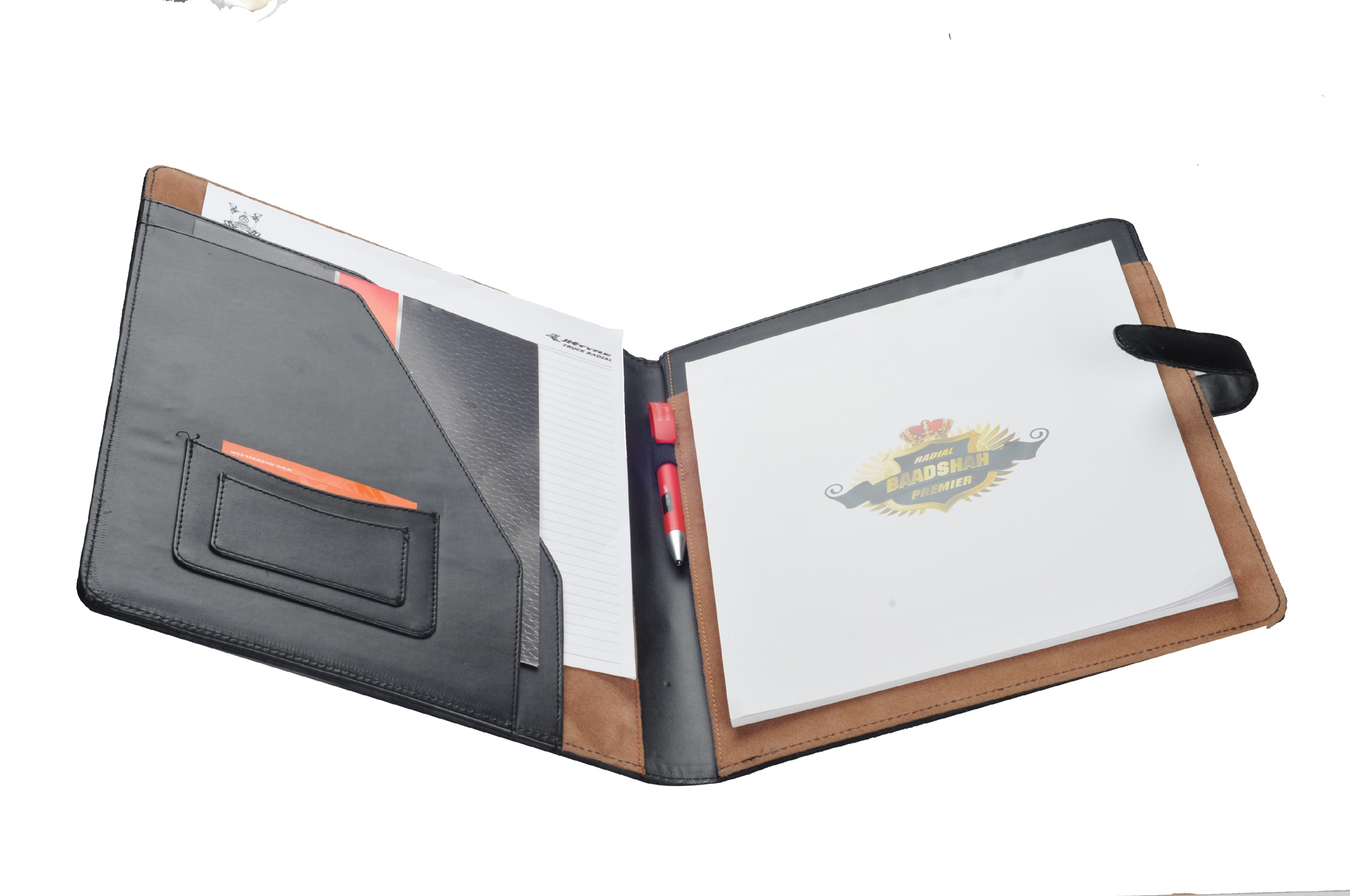 A-4 Folder (X543) - Cover Material: Leather
