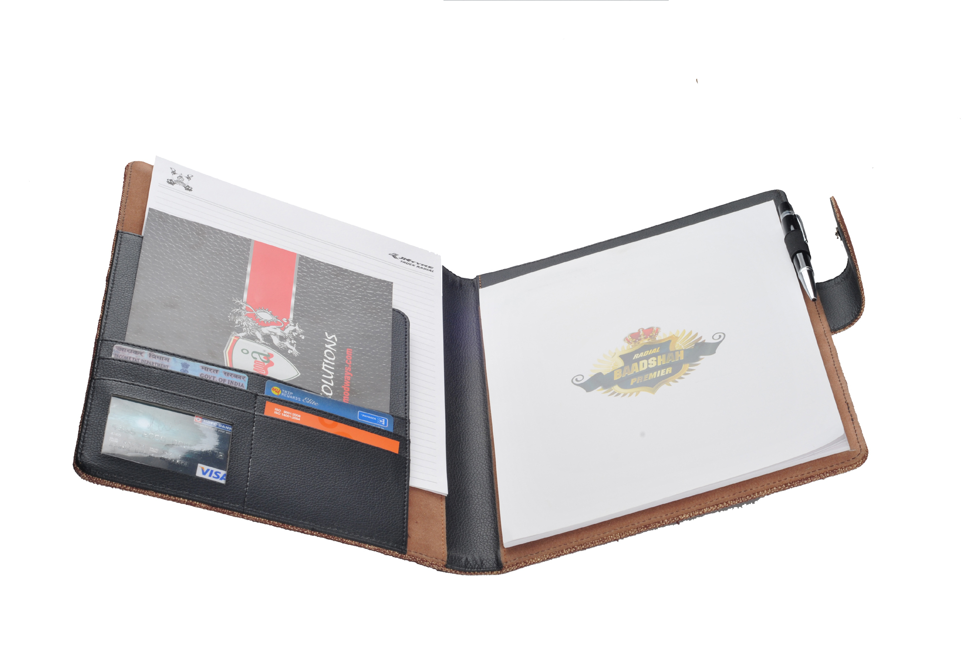 A-4 Folder (X544) - Cover Material: Leather