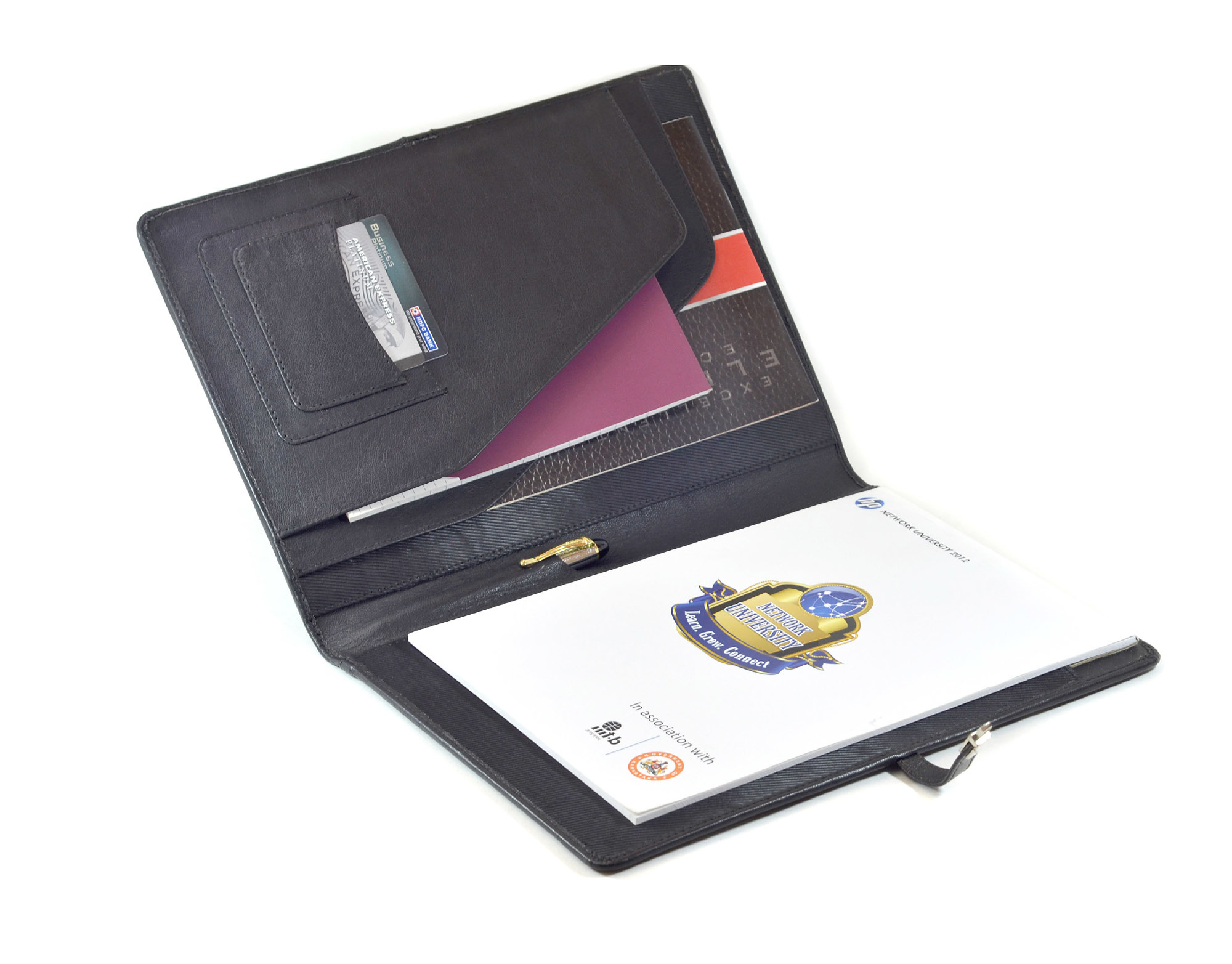 A-4 Folder (X548) - Cover Material: Leather