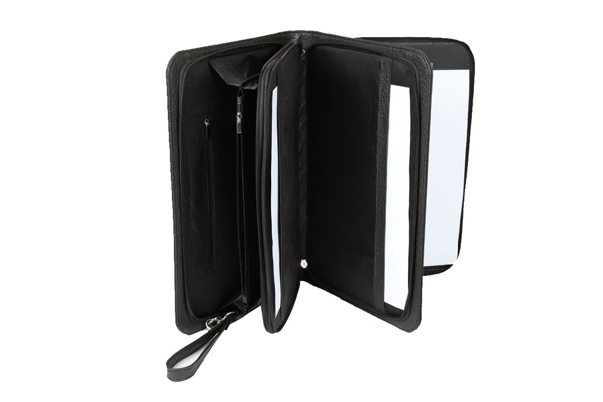 A-4 Folder With Executive Bag (X550) - Cover Material: Leather