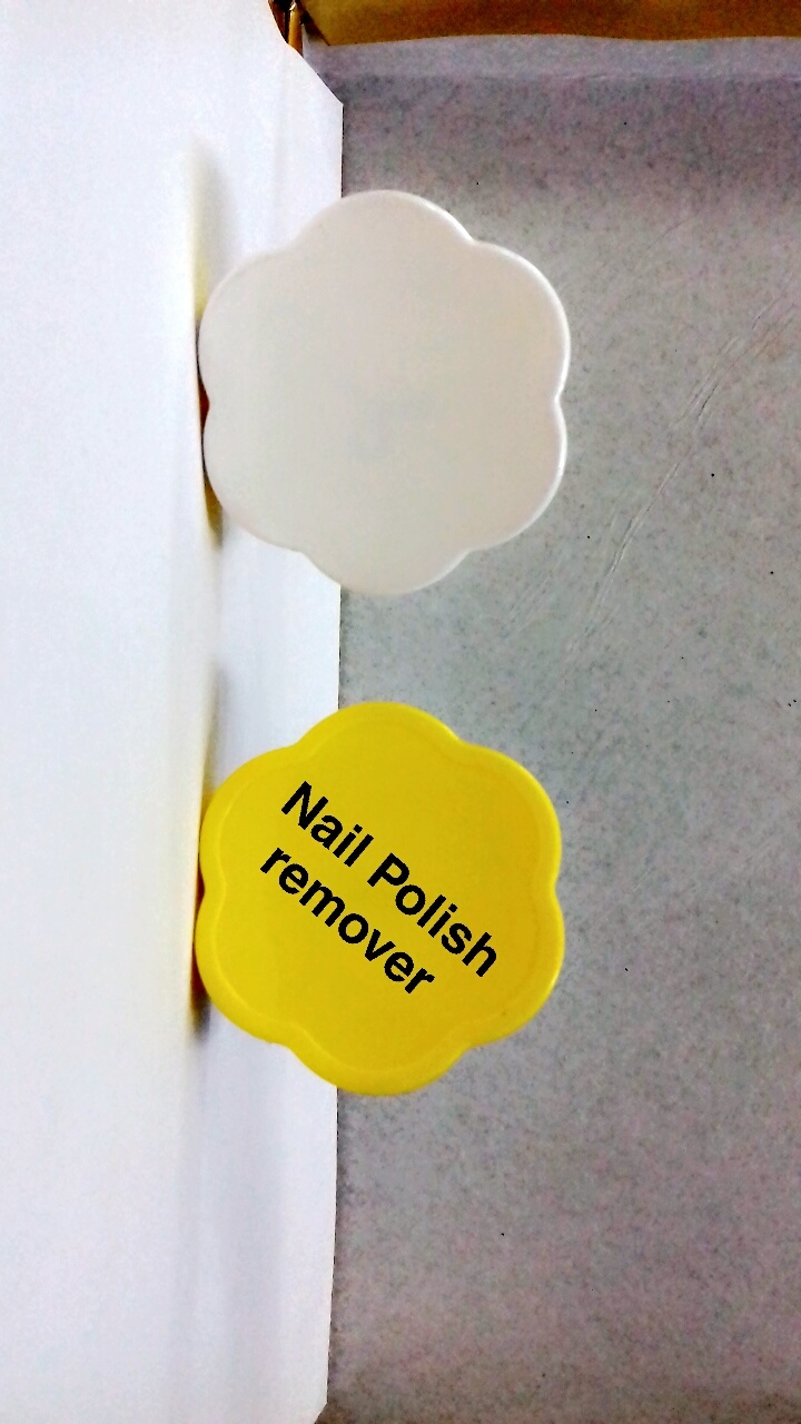 Yellow And White Nail Polish Remover