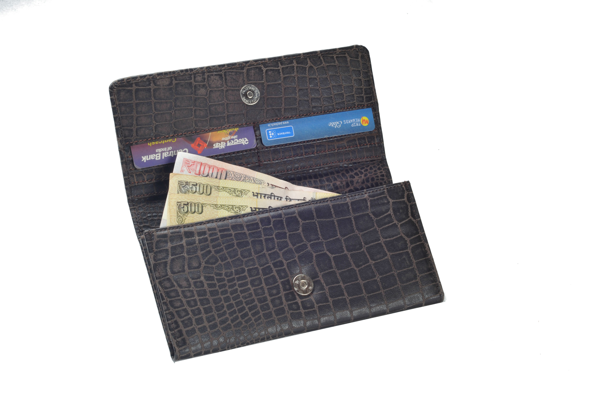 Plated Leather Gift - Color: Black