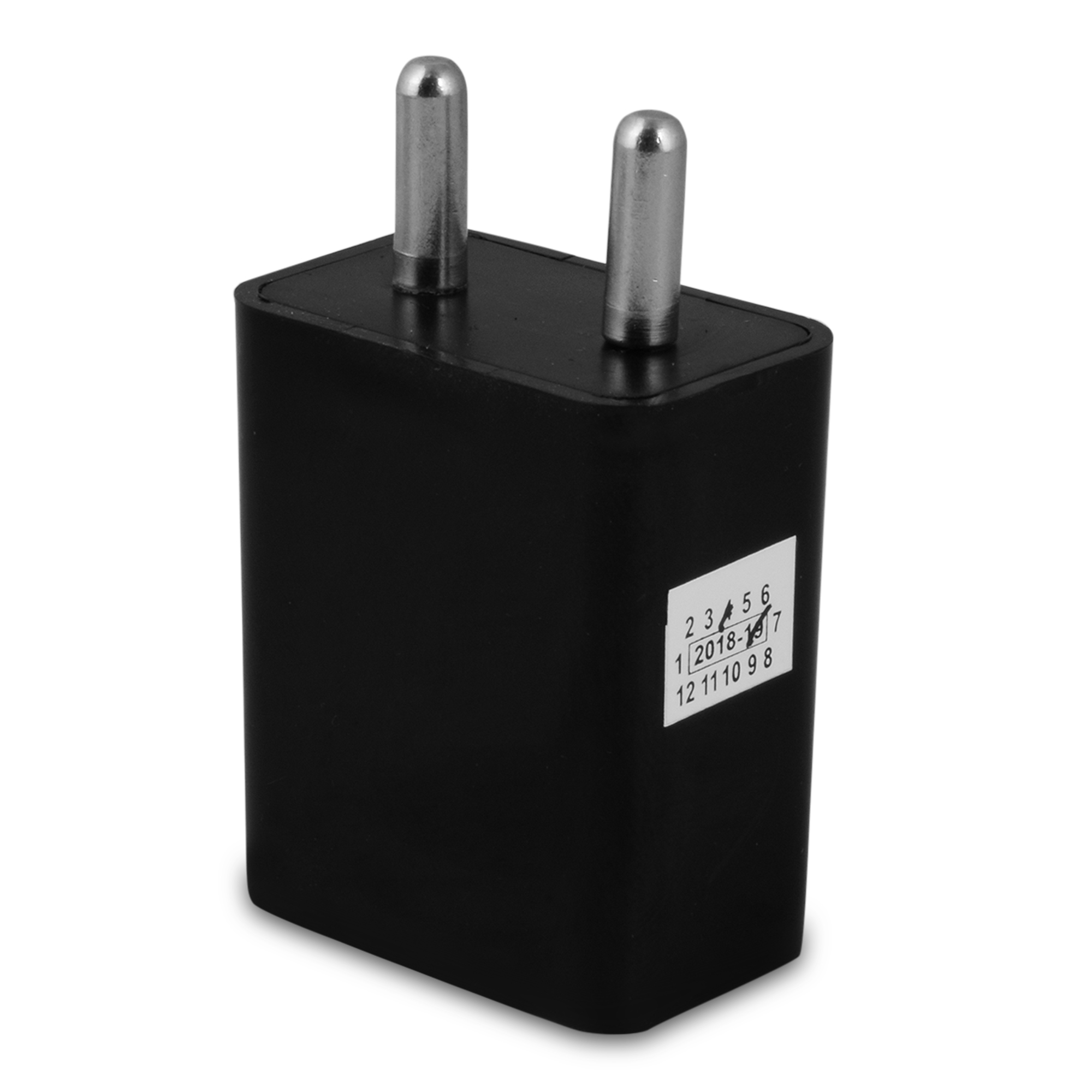 2.2amp Fast Quick Double Usb Charger With Cable - White C Type Cable, 1 Hour Full Battery Backup, Flip Design, 1 Year Warranty, Android Compatible