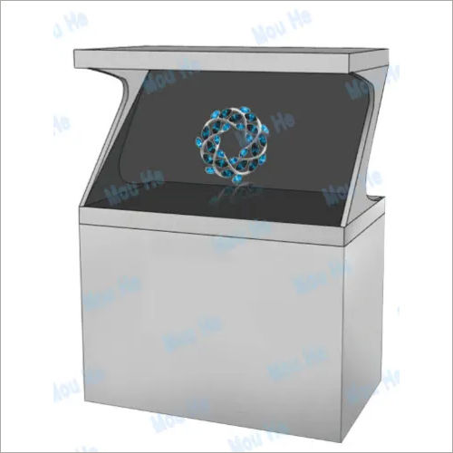 Sheet Metal 84inch 180 Degree Interactive Single-sided Hologram Display