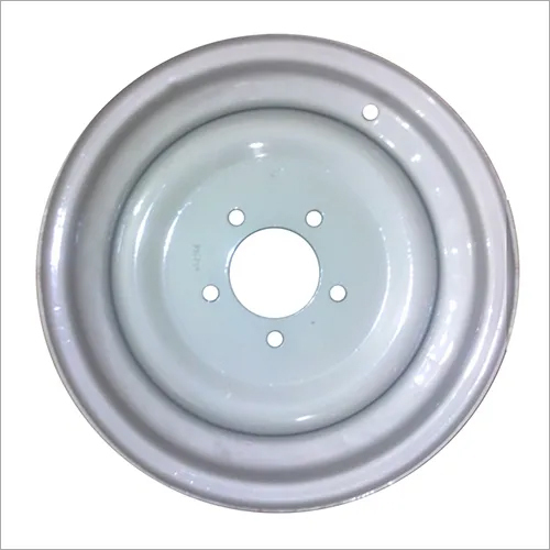 Arjun Tractor White Steel Front Wheel Rim - Finishing: Painted