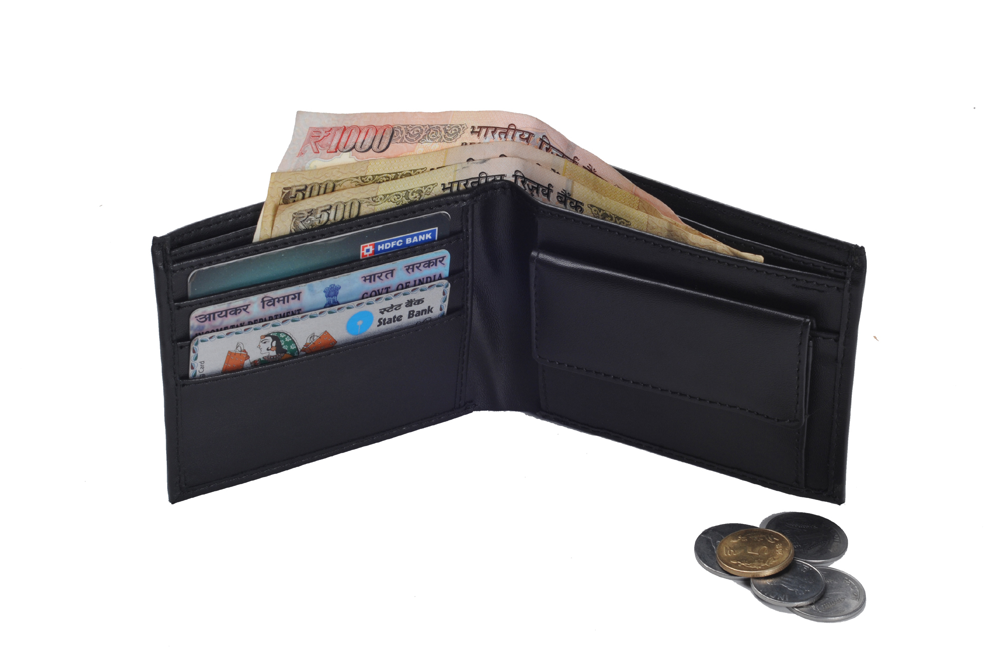 Leatherite Gift Set - Color: Black