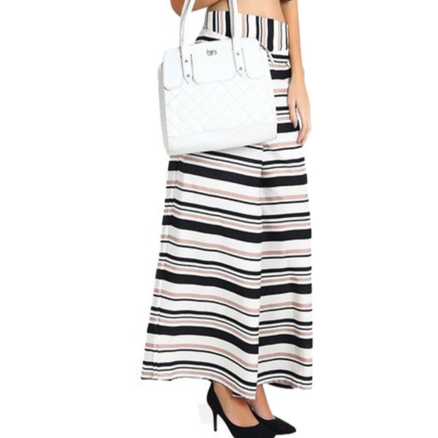 Ladies Palazzo Pants - Crepe Fabric, 14 Stylish Designs In Navy | Multiple Waist Sizes 28-40, Packaged Individually