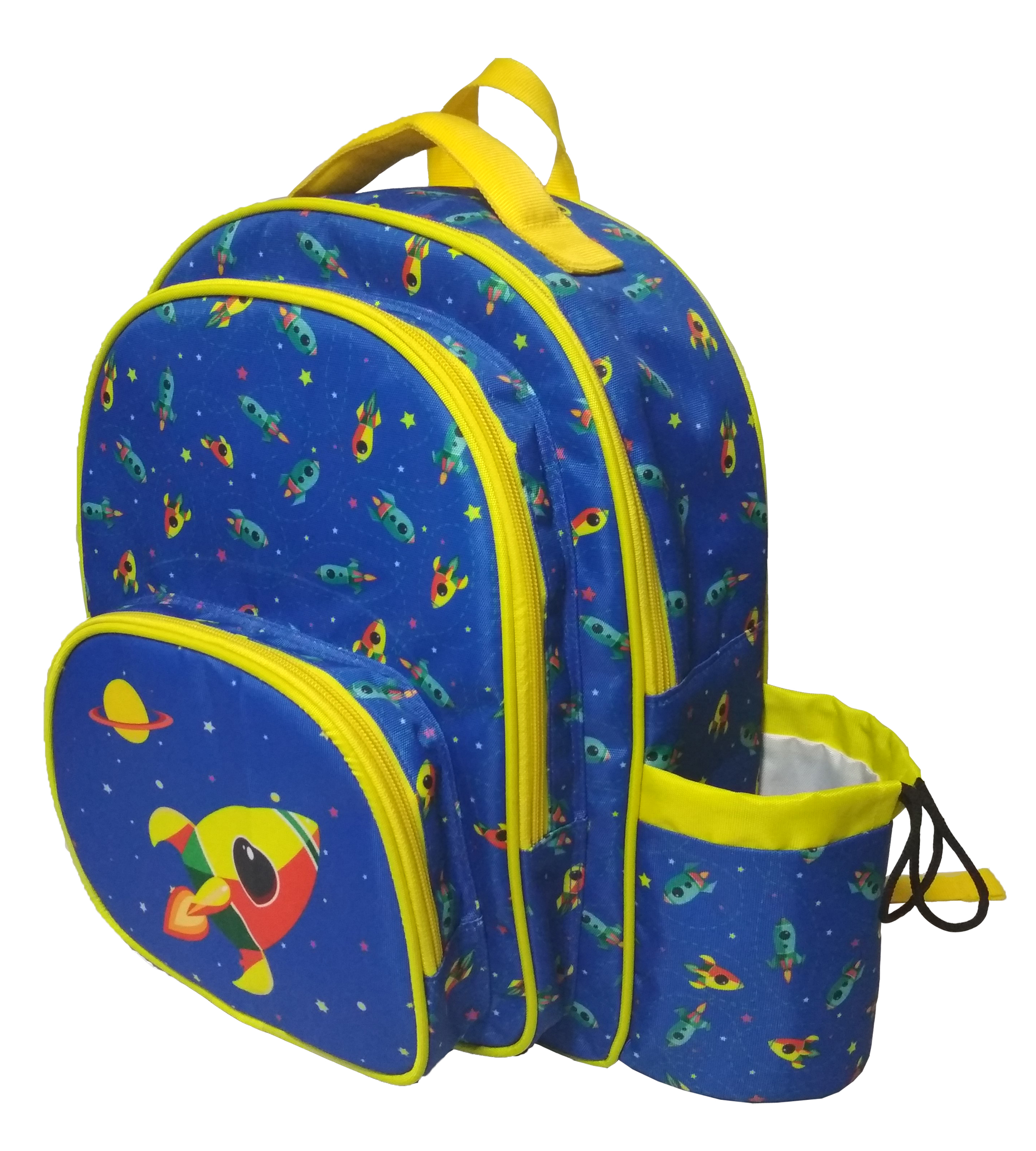As Per Customer Need Rocket Printed Kids School Bag