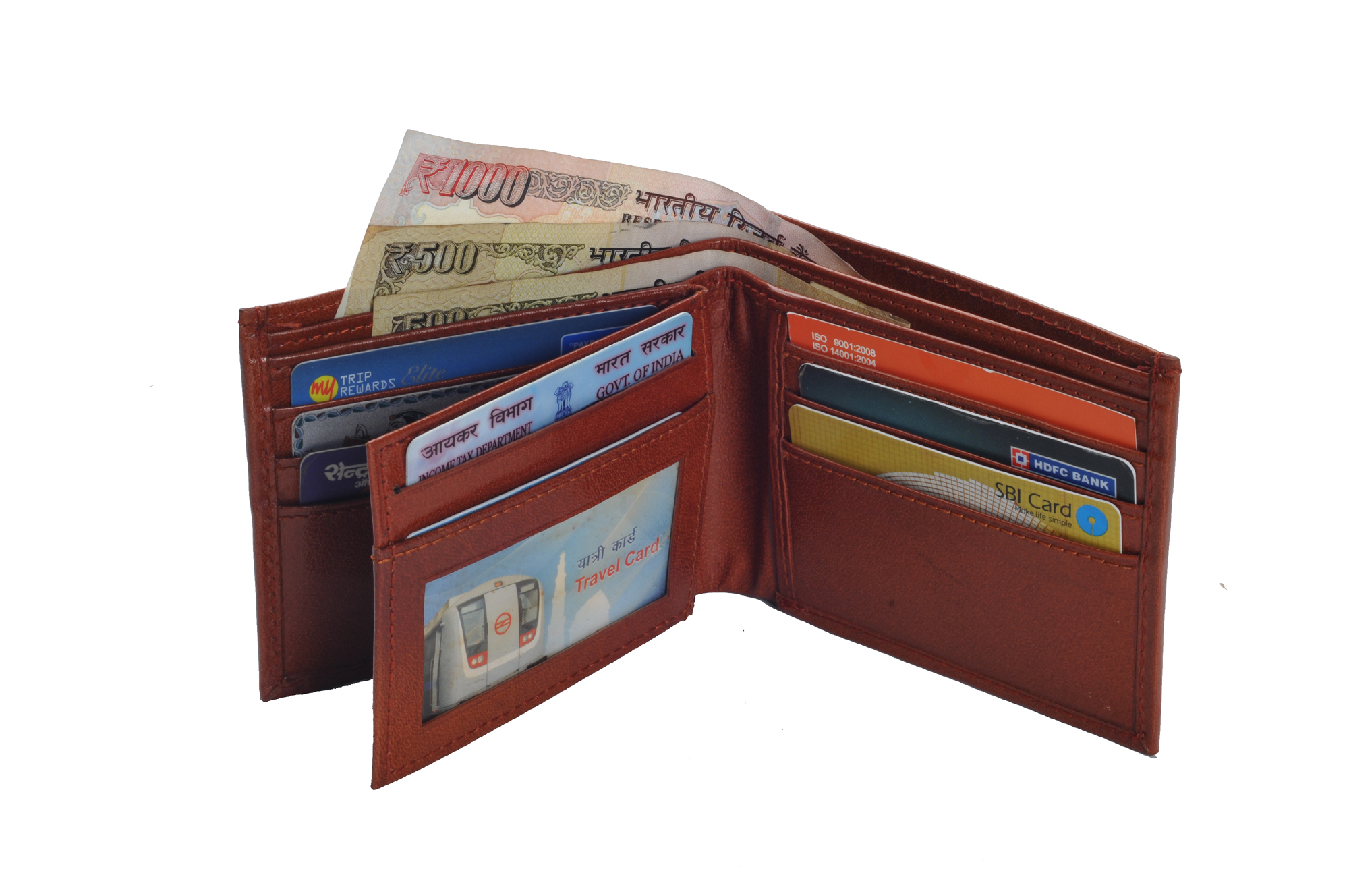 Vt Leather Gift Set - Color: Brown