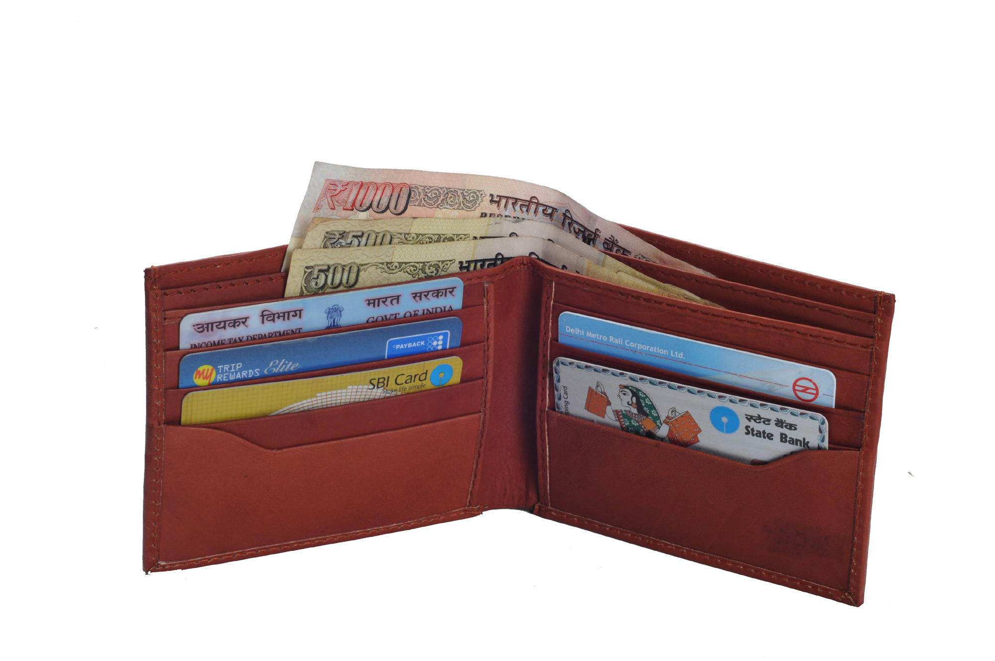 Leather Gift Set - Color: Brown