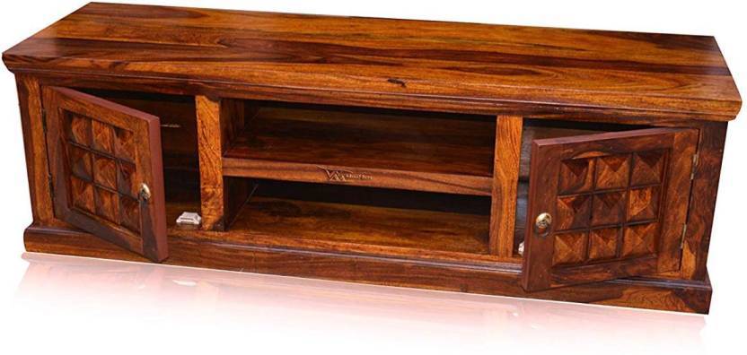 Durable Fn Solid Sheehsam Wood Entertainment Unit