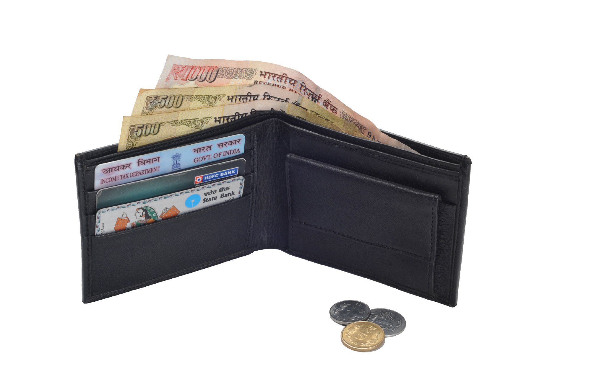 Sheep Leather Gift Set - Color: Black
