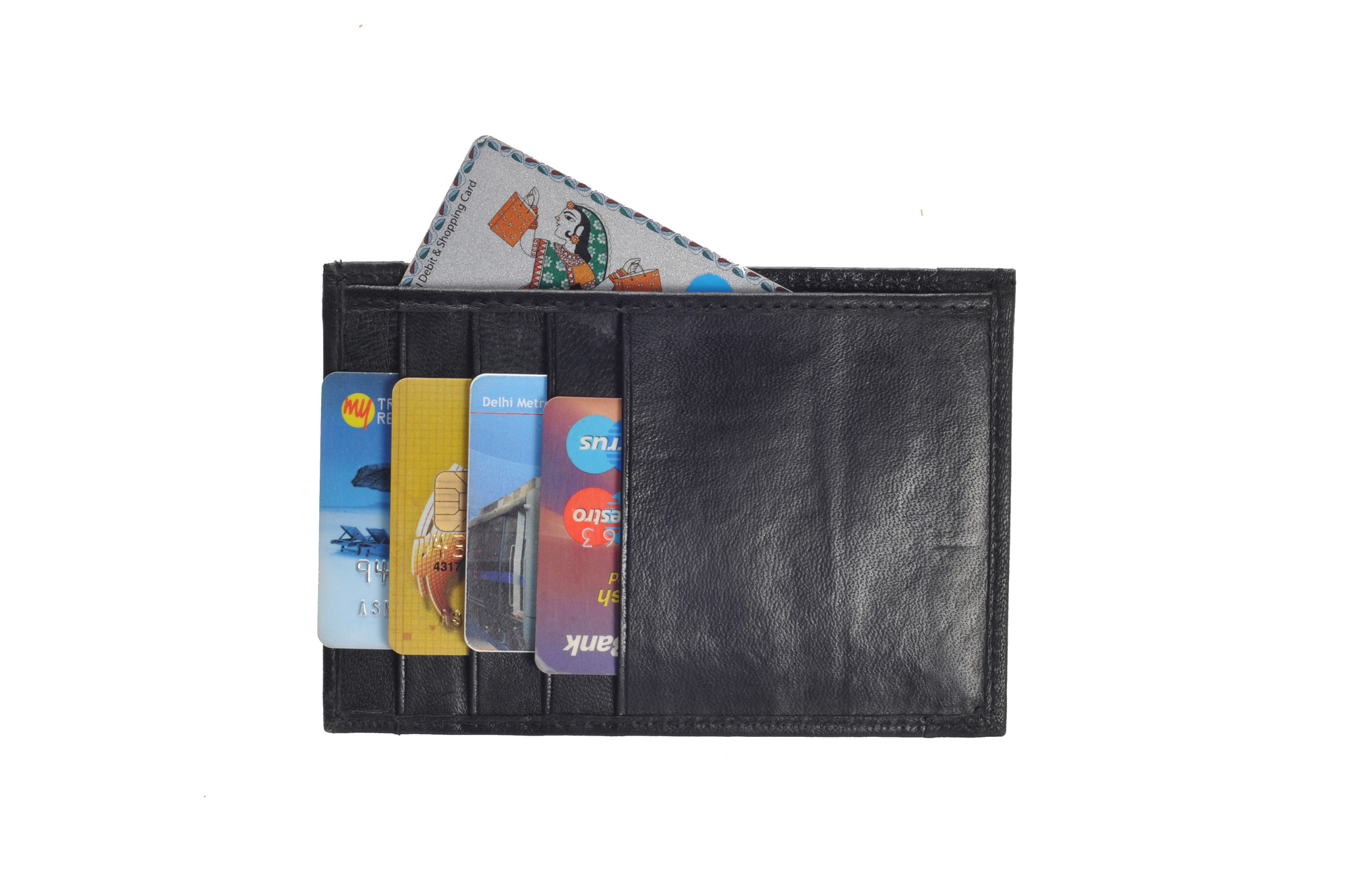 Sheep Leather Gift Set - Color: Black