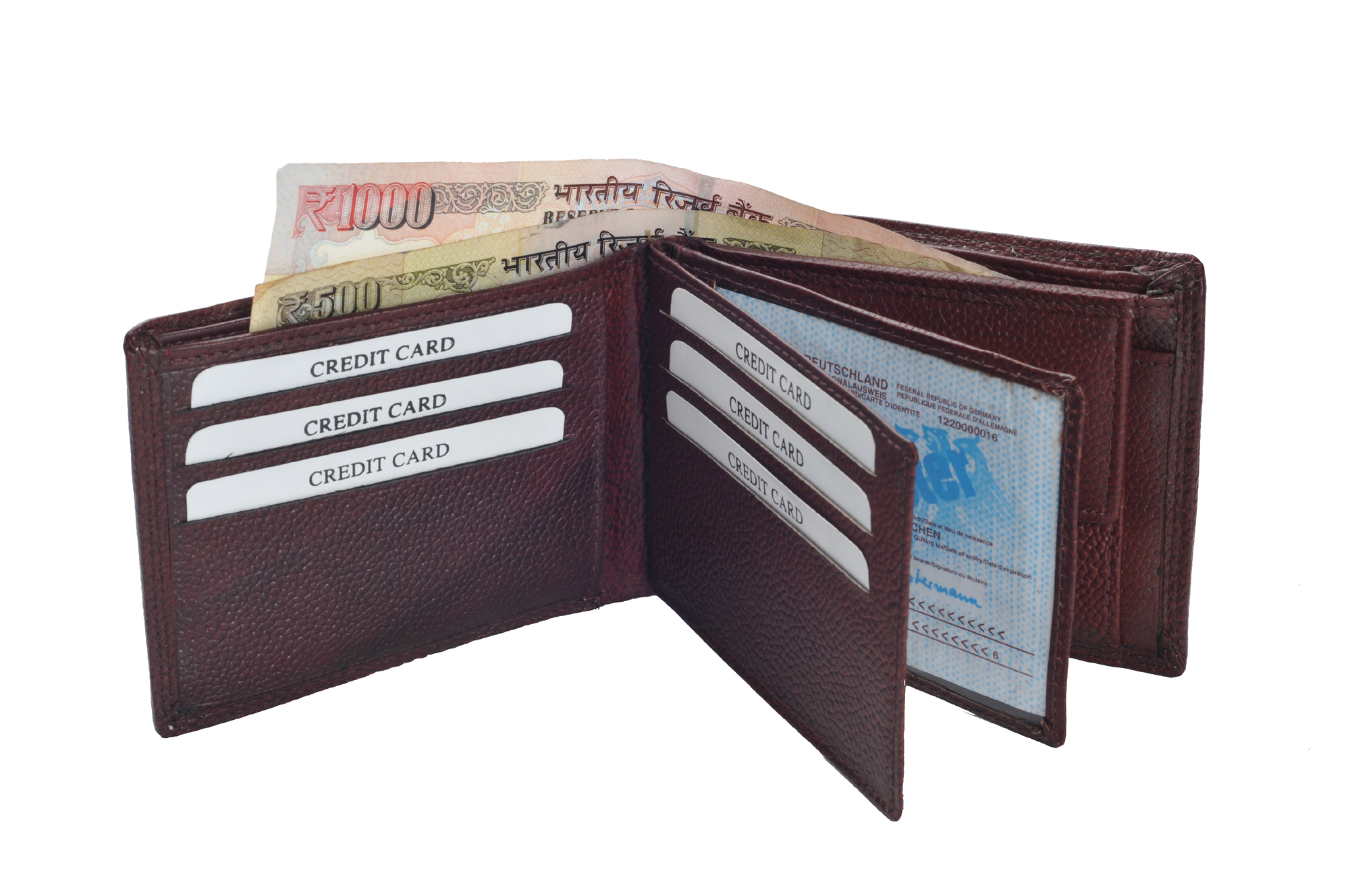 Pure Leather Gift Set - Color: Brown