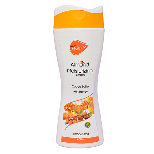 कोकोआ मक्खन के साथ बादाम मॉइस्चराइजिंग लोशन