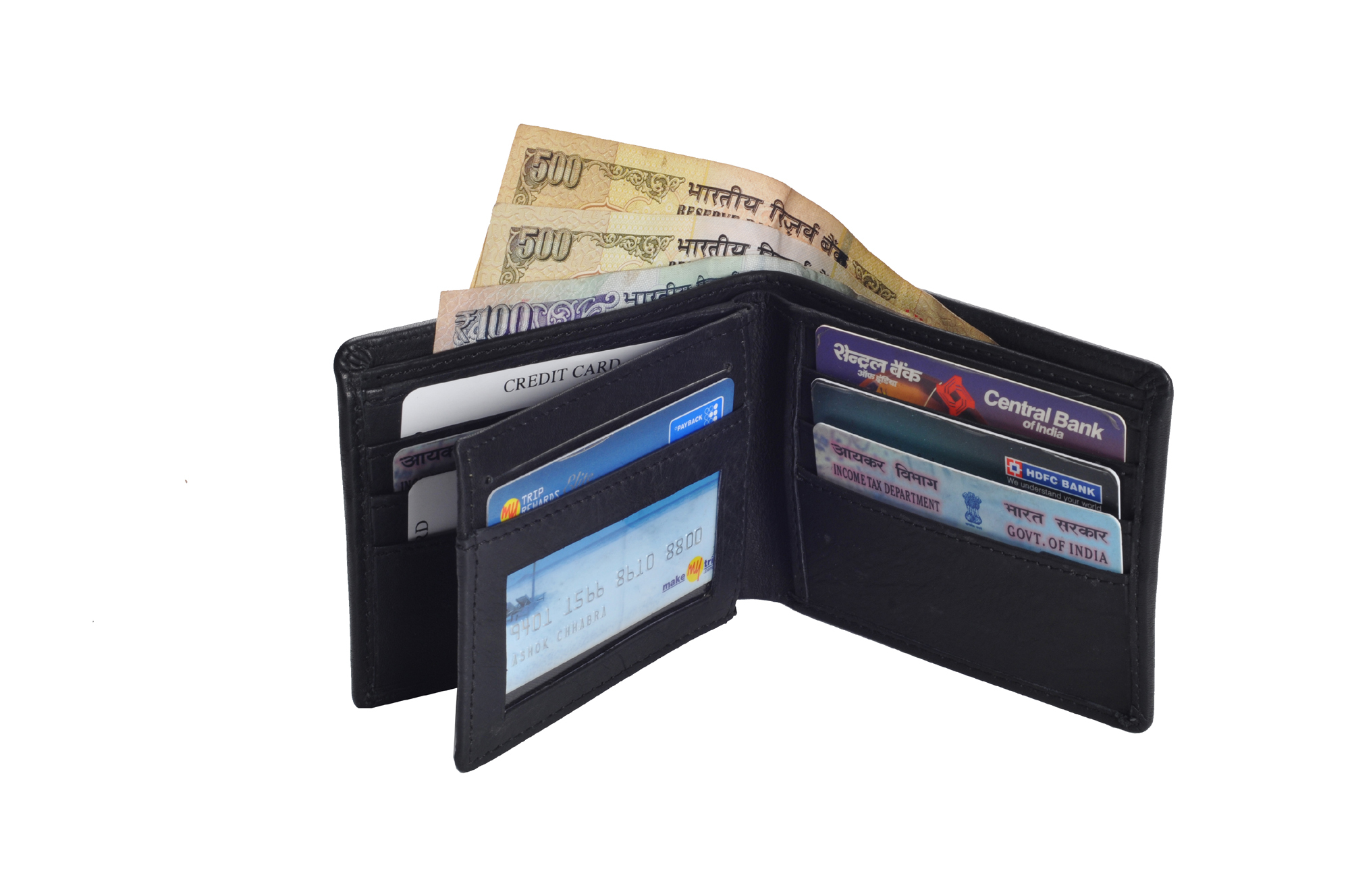 Premium Leatherite Gift Set - Color: Black