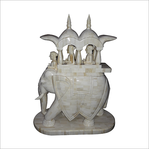 ठोस अस्थि पशु मूर्ति