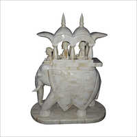 ठोस अस्थि पशु मूर्ति