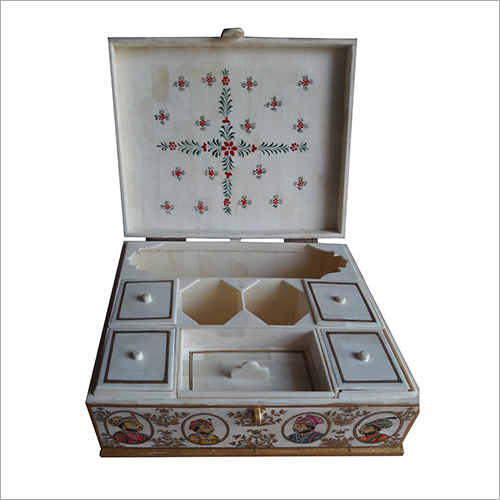 White Solid Bone Box
